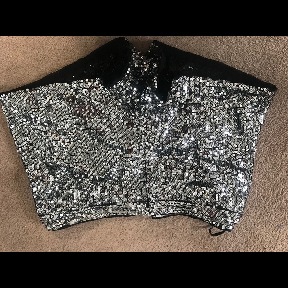 Sequin shorts size medium